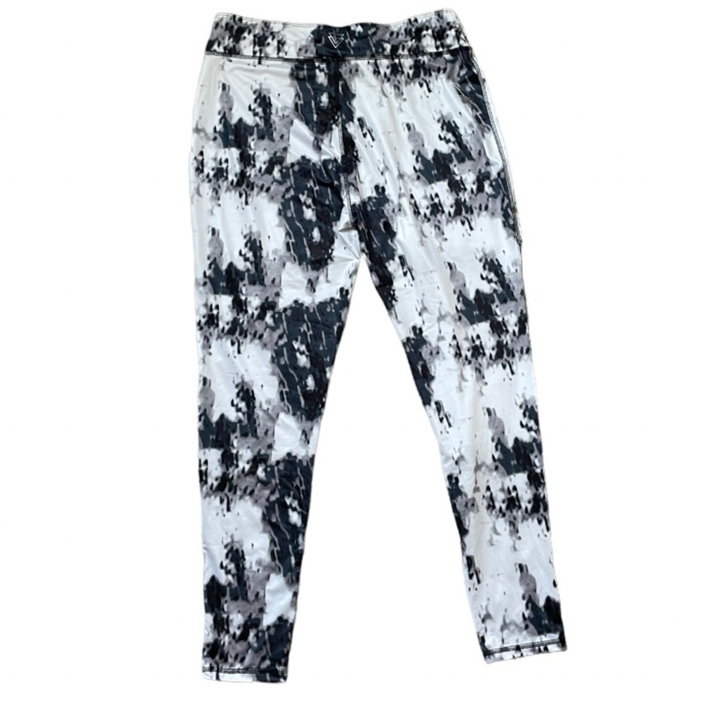 NWT Women’s boo hoo FIT Black and White Athletic Leggings Size 14 - Picture 2 of 6